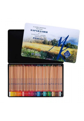St. Petersburg Master Class Kuru Boya Seti 36 Renk Metal Kutu