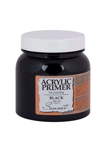 St. Petersburg Sonnet Gesso 220 ml. Black (Siyah)
