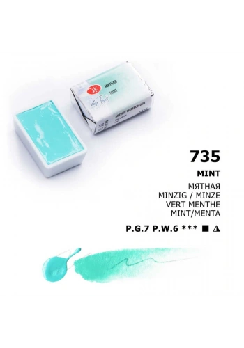 St. Petersburg White Nights Tam Tablet Sulu Boya 735 Mint