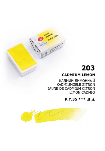St. Petersburg White Nights Tam Tablet Sulu Boya 203 Cadmium Lemon