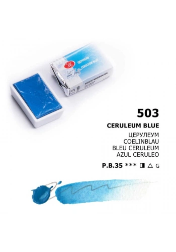 St. Petersburg White Nights Tam Tablet Sulu Boya 503 Ceruleum Blue