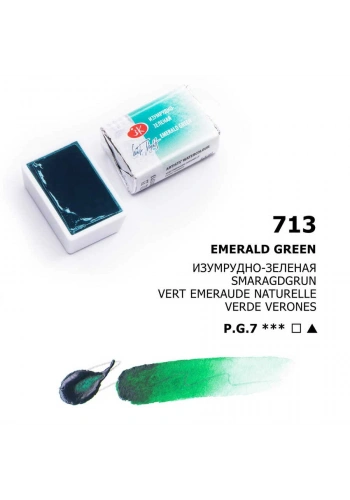 St. Petersburg White Nights Tam Tablet Sulu Boya 713 Emerald Green