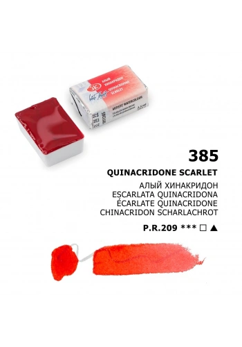 St. Petersburg White Nights Tam Tablet Sulu Boya 385 Quinacridone Scarlet
