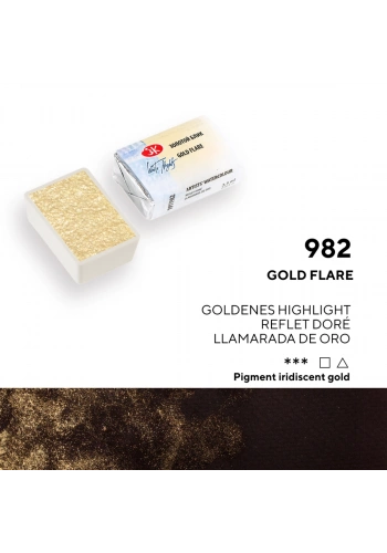 St. Petersburg White Nights Tam Tablet Sulu Boya 982 Gold Flare
