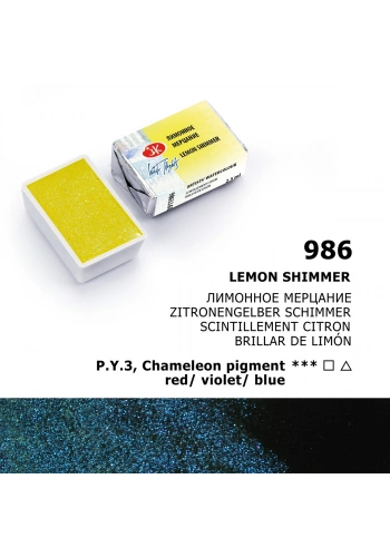 St. Petersburg White Nights Tam Tablet Sulu Boya 986 Lemon Shimmer
