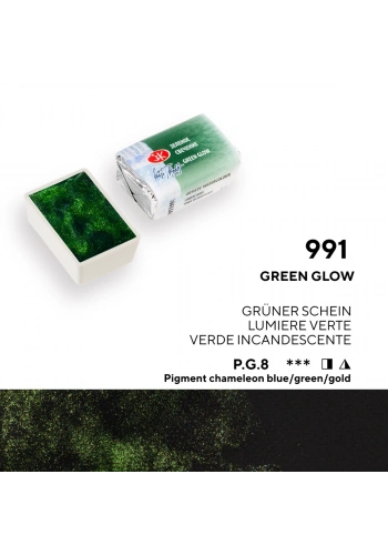 St. Petersburg White Nights Tam Tablet Sulu Boya 991 Green Glow