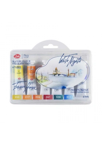 St. Petersburg White Nights Tüp Sulu Boya Seti Autumn Palette 6 Renk x 10 ml.