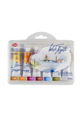 St. Petersburg White Nights Tüp Sulu Boya Seti Classic 6 Renk x 10 ml.