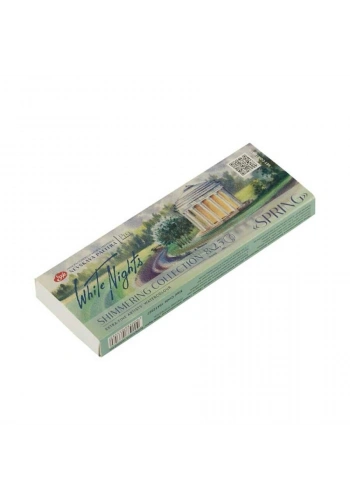 St. Petersburg White Nights Shimmering Collection Tablet Sulu Boya Seti 8 Renk Spring