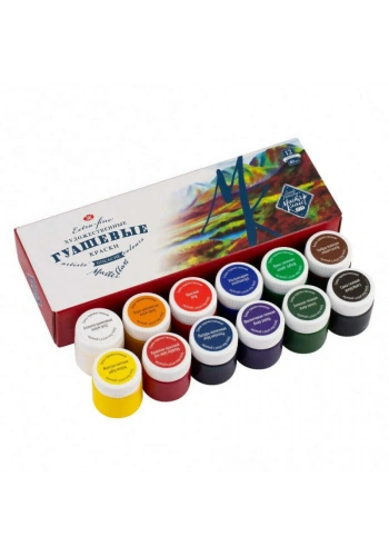 St. Petersburg Master Class Extra-Fine Artists’ Guaj Boya Seti 12 Renk x 40 ml.