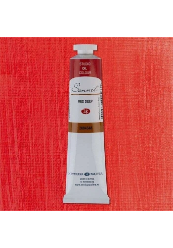 St. Petersburg Sonnet Yağlı Boya 46 ml. 348 Red Deep