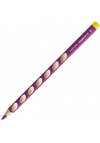 Stabilo Easycolors Ergonomik Kuru Boya Kalemi Sağ Renk Menekşe Kırmızısı Mor