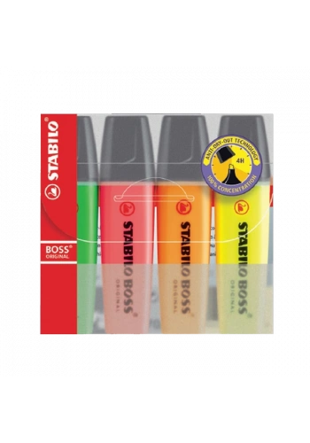 Stabilo Fosforlu Kalem Boss Orj 4 Lü 70/4