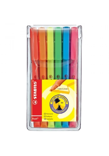 Stabilo Fosforlu Kalem Flash 6 Lı 555/6