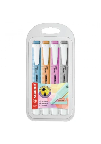 Stabilo Fosforlu Kalem Swing Cool Pastel 4 Lü 275/4-08-2