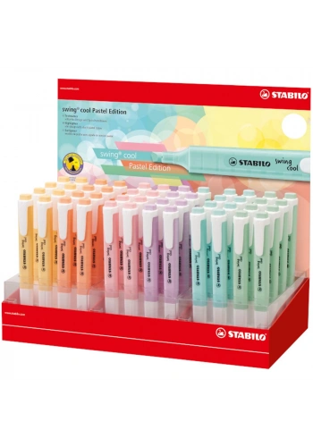 Stabilo Fosforlu Kalem Swing Cool Pastel 48 Li Stant 275/48-8