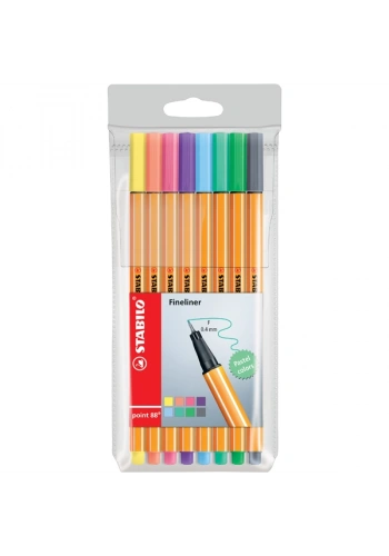 Stabilo Keçe Uç Kalem 88 8 Li Pastel Paket