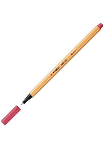 Stabilo Keçe Uçlu İnce Kalem 88 Point 0.4 MM Çilek Kırmızısı 88/49
