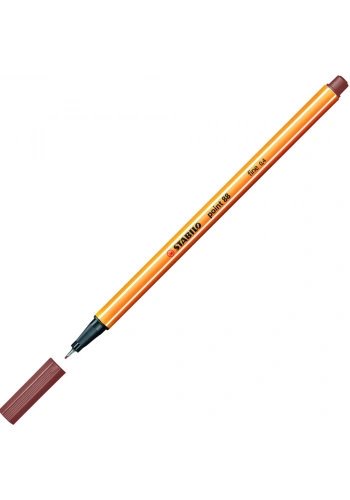 Stabilo Keçe Uçlu İnce Kalem 88 Point 0.4 MM Kan Kırmızısı 88/38