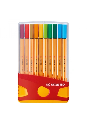 Stabilo Keçe Uçlu İnce Kalem 88 Point 0.4 MM Karışık Renk 20 Lİ Colorparade 8820-03