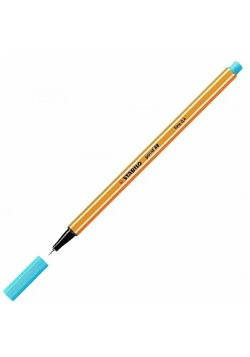 Stabilo Keçe Uçlu İnce Kalem 88 Point 0.4 MM Turkuaz Mavi 88/51