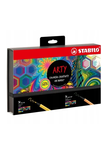 Stabilo Kreatif ARTY Pen 68 + point 88 Seti 68li