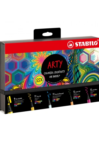 Stabilo Kreatif Keçe Uçlu Set Arty 55 Li 77/6-3-20