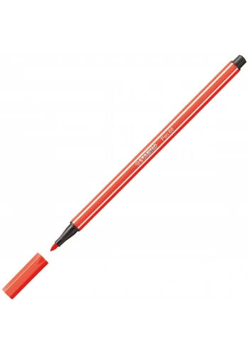 Stabilo Pen 68 Kalın Uçlu Keçeli Kalem 40 Açık Kırmızı