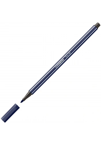Stabilo Pen 68 Kalın Uçlu Keçeli Kalem 98 Mavi Siyah