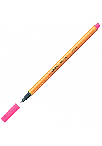 Stabilo Point 88 İnce Uçlu Keçeli Kalem 040 Floresan Kırmızı