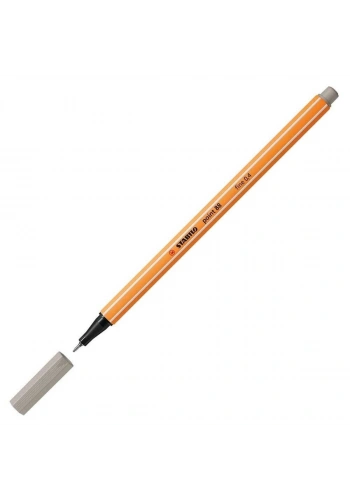 Stabilo Point 88 İnce Uçlu Keçeli Kalem 93 Sıcak Gri