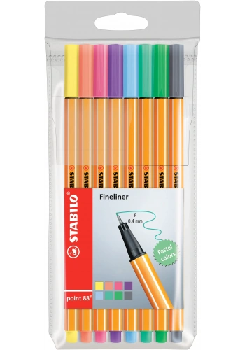 Stabilo Point 88 İnce Uçlu Keçeli Kalem Seti 8 Renk Pastel Paket