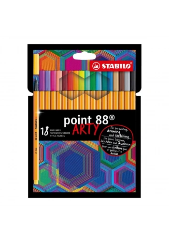 Stabilo Point 88 İnce Uçlu Keçeli Kalem Seti ARTY 18li