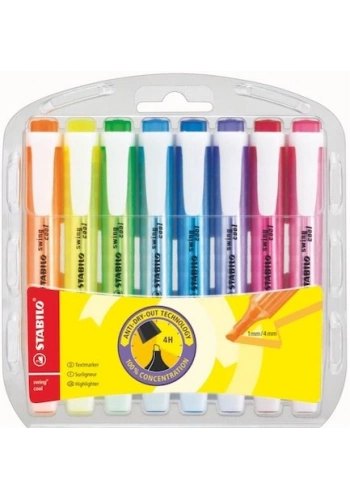 Stabilo Swing Cool Fosforlu İşaretleme Kalemi Seti 8 Renk