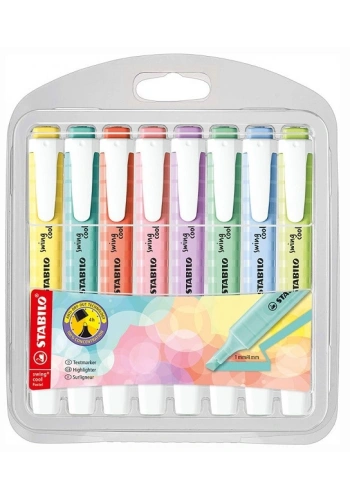 Stabilo Swing Cool Pastel İşaretleme Kalemi Seti 8 Renk