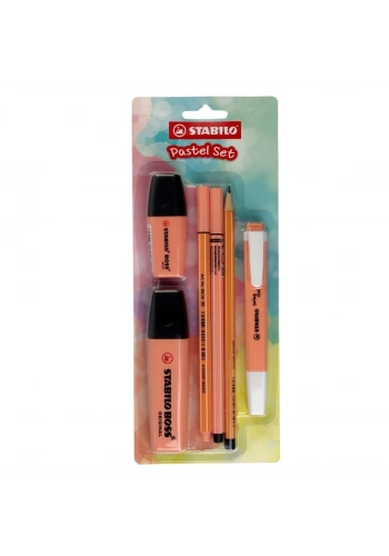 Stabilo Tek Renk Pastel Set 6lı Turuncu