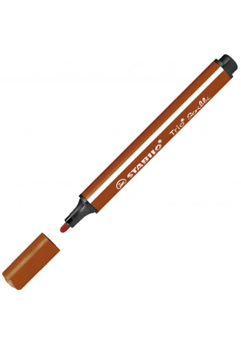 Stabilo Trio Scribbi Yaylı Uçlu Keçeli Kalem Açık Kahverengi