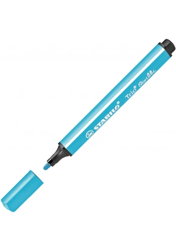 Stabilo Trio Scribbi Yaylı Uçlu Keçeli Kalem Açık Mavi