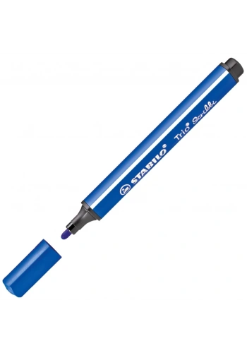 Stabilo Trio Scribbi Yaylı Uçlu Keçeli Kalem Mavi