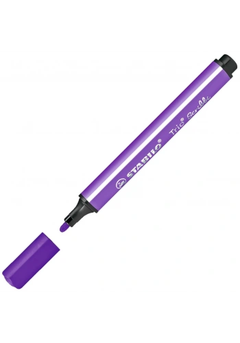 Stabilo Trio Scribbi Yaylı Uçlu Keçeli Kalem Mor