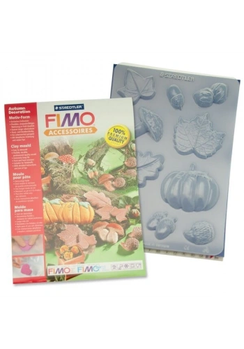 Staedtler Fimo Clay Mould Polimer Kil Şekillendirme Kalıbı AUTUMN DECORATIONS