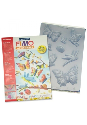 Staedtler Fimo Clay Mould Polimer Kil Şekillendirme Kalıbı BUTTERFLIES