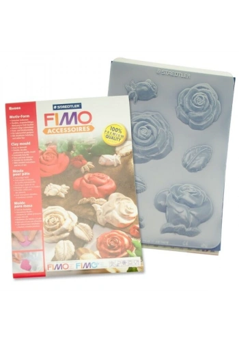 Staedtler Fimo Clay Mould Polimer Kil Şekillendirme Kalıbı ROSES