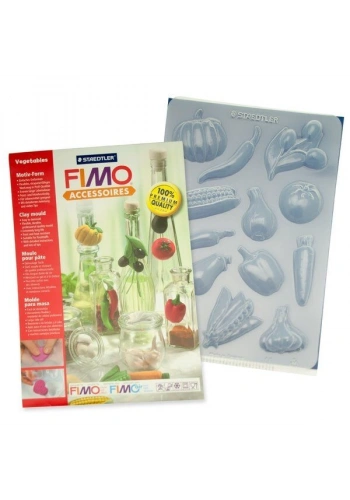 Staedtler Fimo Clay Mould Polimer Kil Şekillendirme Kalıbı VEGETABLES