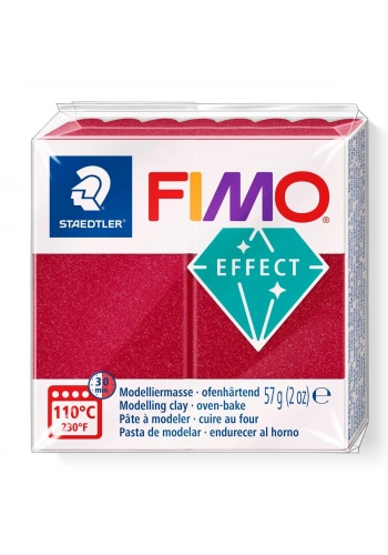 Staedtler Fimo Effect Polimer Kil 28 Ruby Red (Metalik)