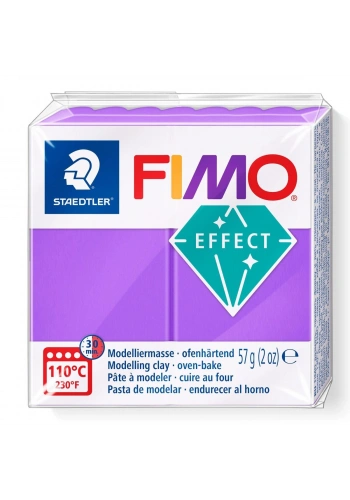 Staedtler Fimo Effect Polimer Kil 604 Purple (Transparan)
