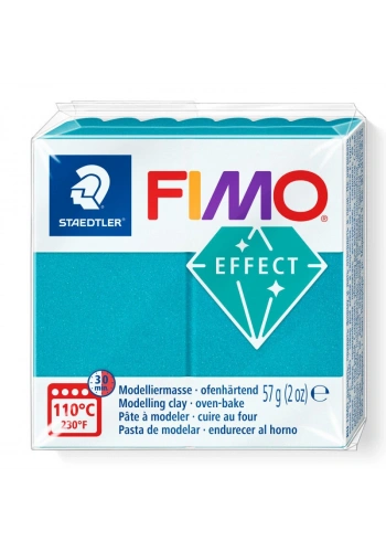 Staedtler Fimo Effect Polimer Kil T36 Metallic Turquoise