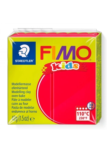 Staedtler Fimo Kids Yumuşak Polimer Kil 2 Red
