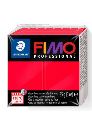 Staedtler Fimo Professional Polimer Kil 85 gr. 200 Saf Kırmızı