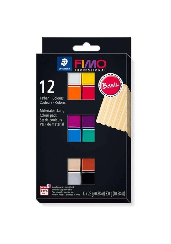 Staedtler Fimo Profesyonel Modelleme Kili Seti 12’li